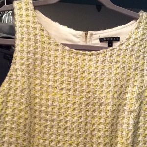 Theory winter tweed fully lined dress.